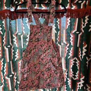 Crescent Creepers Pink Possum Short Overalls